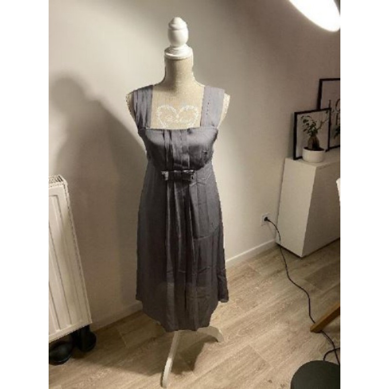 Robe cérémonie - grise - neuve - h&m taille 38