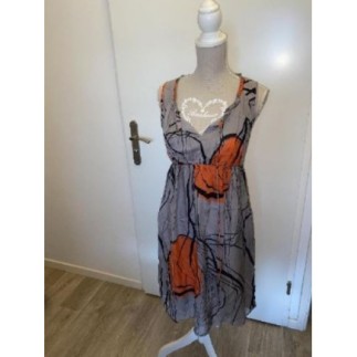 Robe caroll - gris noir...