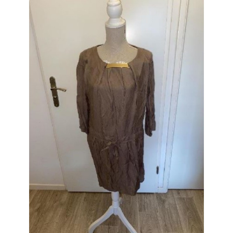 Robe beige - camaieu - taille 40/42