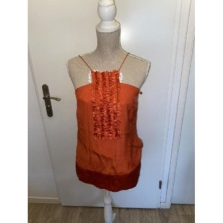 Top caroll - taille 40 - orange 