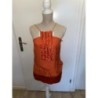 Top caroll - taille 40 - orange 