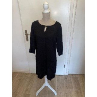 Robe camaïeu - noir -...