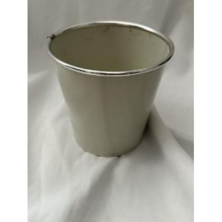 Pot de fleurs beige