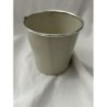 Pot de fleurs beige