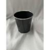 Pot de fleurs gris