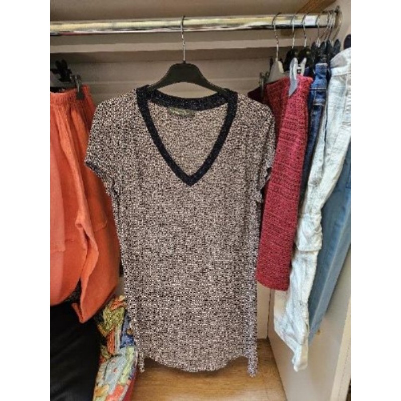 Robe manches courtes bleue à fleurs It Hippie T.M