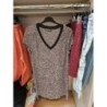 Robe manches courtes bleue à fleurs It Hippie T.M