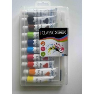 BOITE GOUACHE 10 COULEURS +...