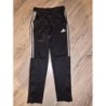 Pantalon running  noir Adidas avec bande blanche Taille S/M