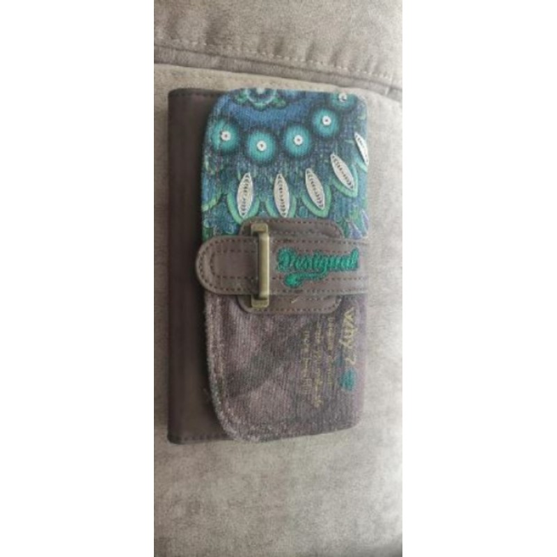 Compagnon Desigual bi-matière - nombreux rangements