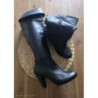 Bottes noires en cuir  Patricia Miller pointure 36