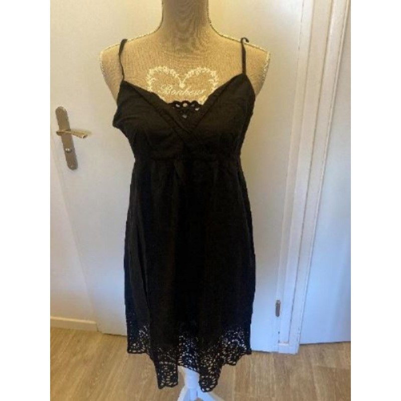 Robe été - promod- taille 40 - noir bretelle 