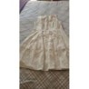 Robe blanche pailletée Etam T 40