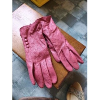 Gants en cuir fourrés 