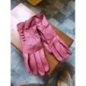 Gants en cuir fourrés 