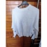 Pull blanc ETAM taille M