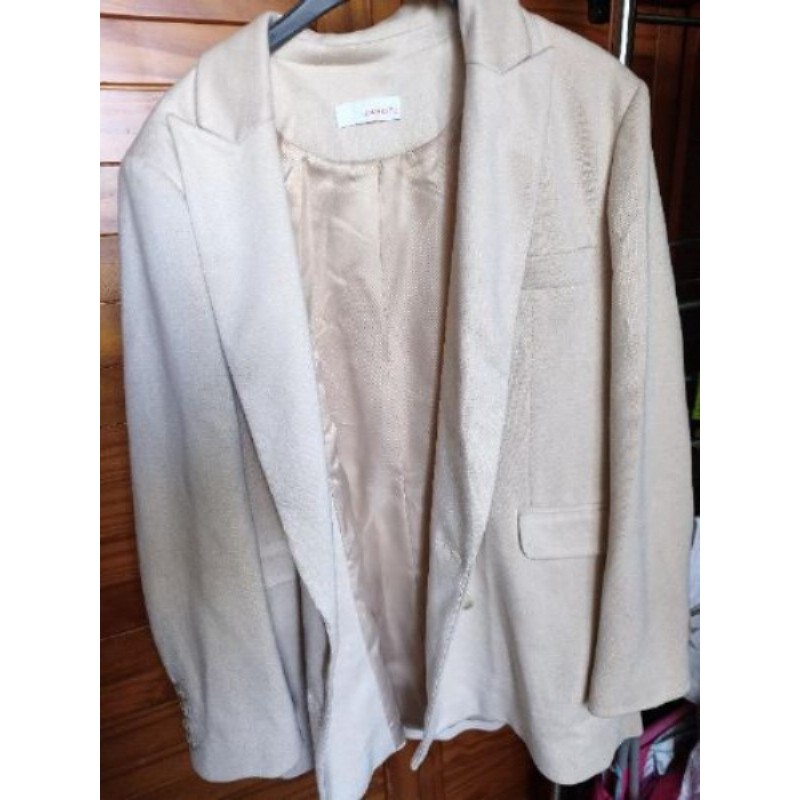 Longue veste beige CAMAÏEU Taille 44