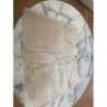 Jupe courte beige en velours taille 46