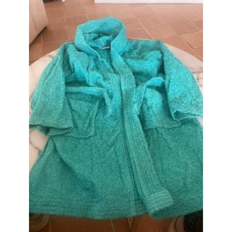 Peignoir de bain vert taille 8/10 ans