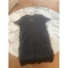 robe moulante noire H&M manches courtes taille 10-12ans