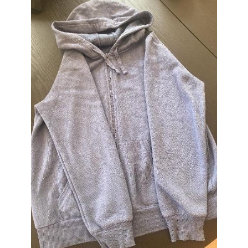 Sweat-shirt à capuche bleu taille 12 ans