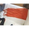Robe sessun S lyocelle orange brique 