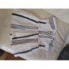 Robe 3-4ans mango blanc et rayé jean 