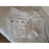 Chemisier 4-5ans zara court  blanc manches volants 