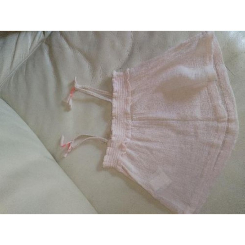 Top 4 ans Cyrillus sans manches crêpe rose clair 