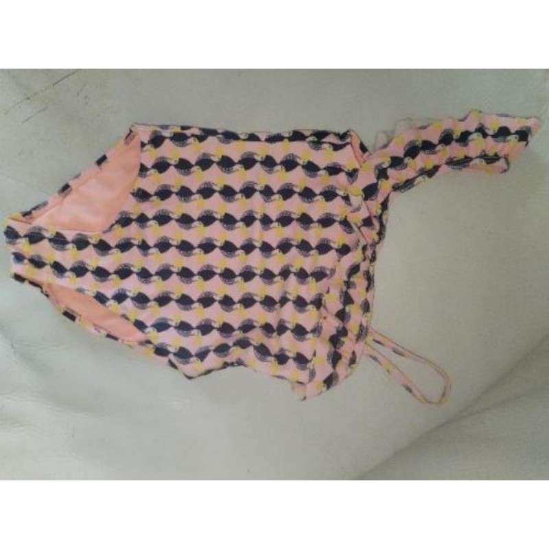 Maillot de bain tape à l'œil 5 ans corail asymétrique 