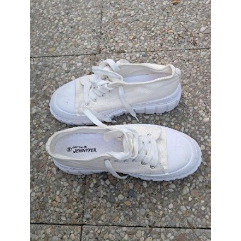 Baskets beiges compensées  p40 Jennyfer