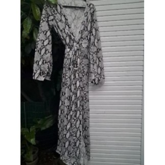 Robe longue serpent  porte...