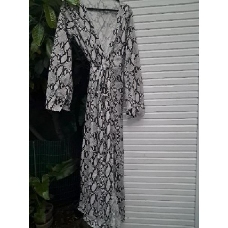 Robe longue serpent  porte feuille T M