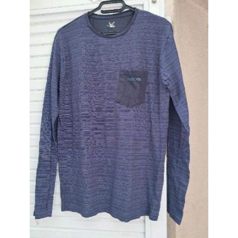 Tee-shirt  homme bleu marine T.L CHEVIGNON