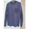 Tee-shirt  homme bleu marine T.L CHEVIGNON