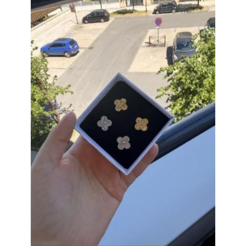 Boucle d'oreille fleur | Acier Inoxydable 