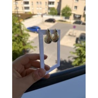 Boucle d'oreille Goutte | Acier Inoxydable 