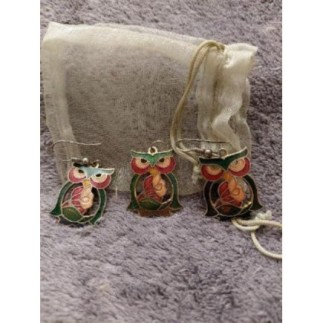 Lot HIBOU boucles oreilles...