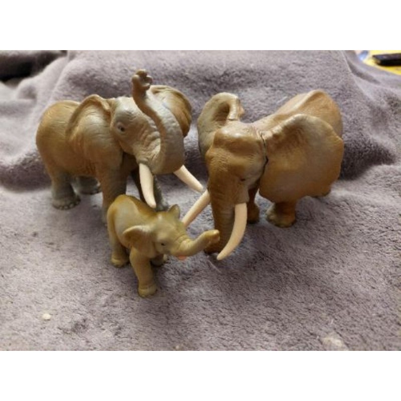 Famille de 3 éléphants 