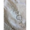 Nappe broderie et crochet 