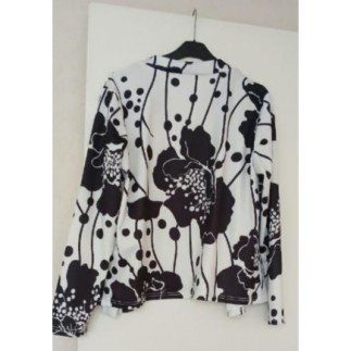 Veste blanc/noir T. L