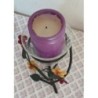 Porte bougie fleur