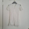 Robe blanche broderie- 6ans
