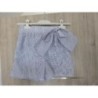 short bleu à rayure - 9ans