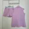 Ensemble short violet-  130cm (9 ans)