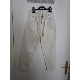 pantalon beige fille - 10 ans