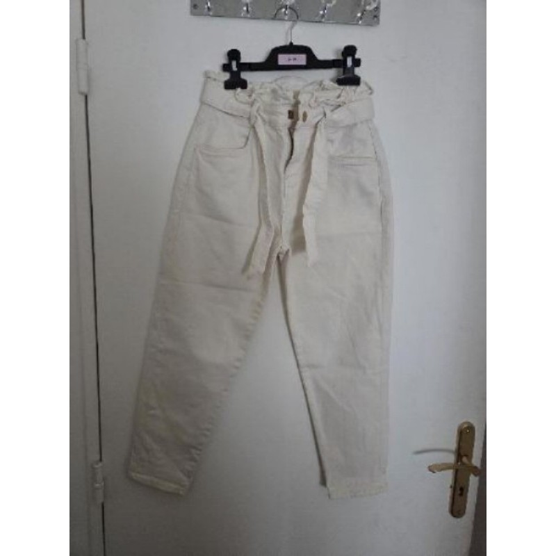 pantalon beige fille - 10 ans