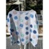 Tunique fond blanc avec ronds colorés ( made in Italy) taille U