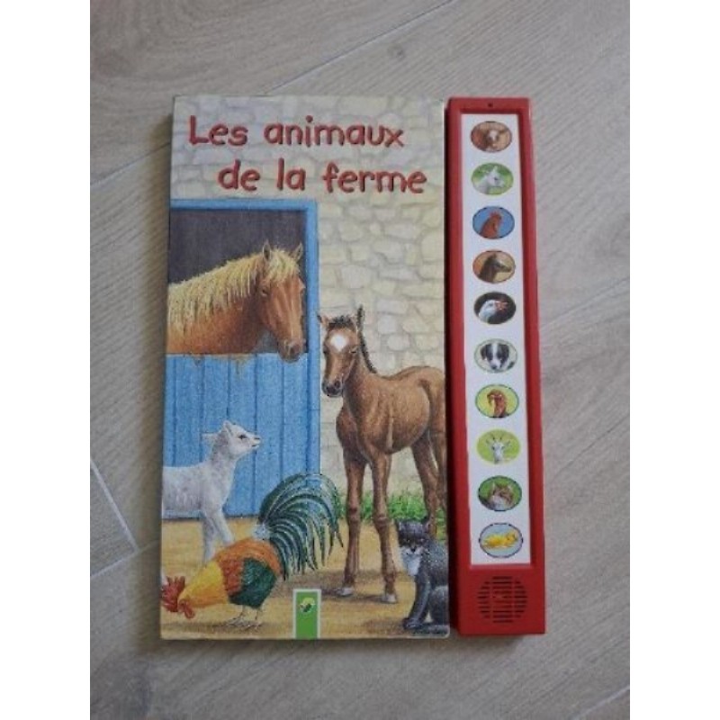 Livre les animaux de la ferme avec bruitages