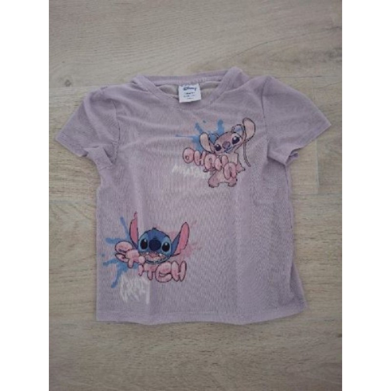 Haut léger avec débardeur mauve Stitch 9/10ans